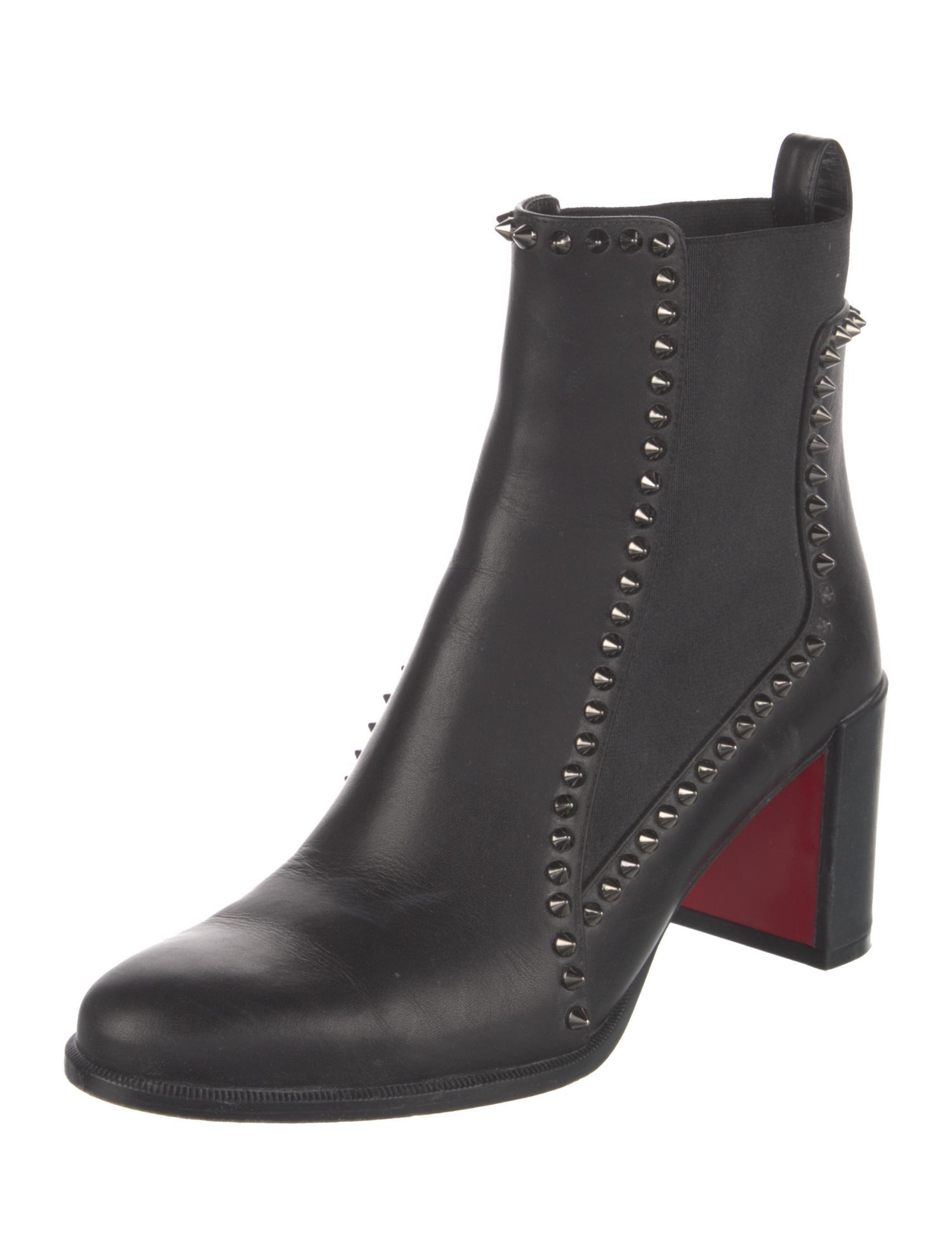 Christian Louboutin Chelsea Out Line Spikes Spike Accents Chelsea Boots