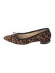 Christian Louboutin Ponyhair Animal Print Ballet Flats