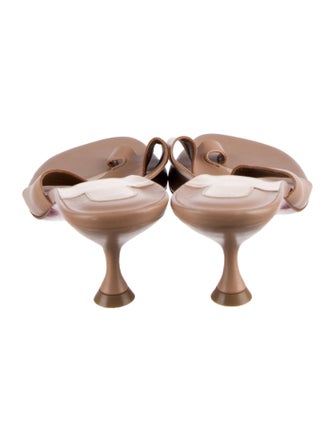 Christian Louboutin Leather Slides