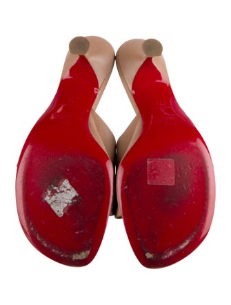 Christian Louboutin Leather Slides