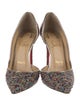 Christian Louboutin Patterned Sequin Embellishments D'Orsay Pumps