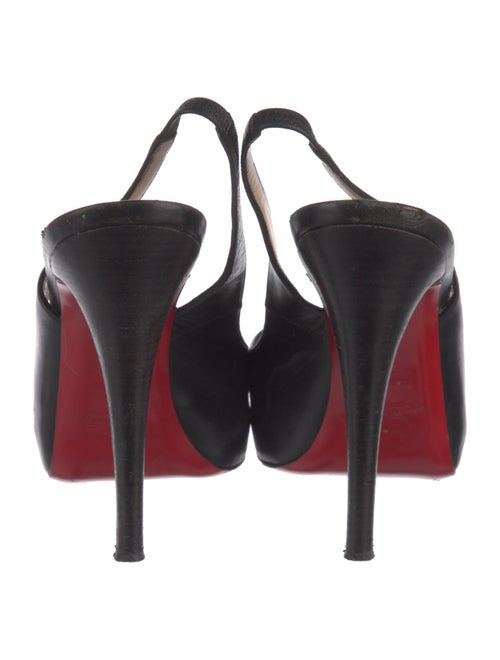 Christian Louboutin Leather Slingback Sandals