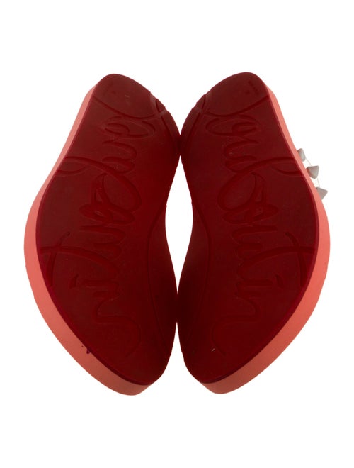 Christian Louboutin Spike Accents Rubber Slides