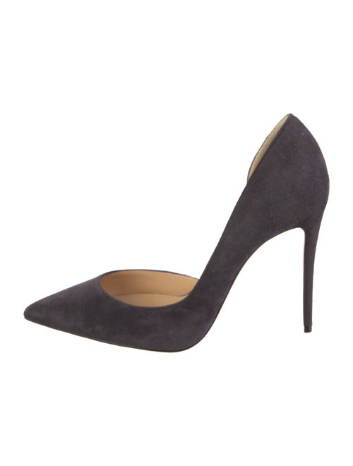 Christian Louboutin Suede D'Orsay Pumps