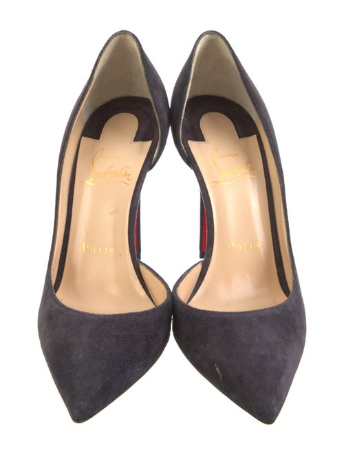 Christian Louboutin Suede D'Orsay Pumps