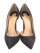 Christian Louboutin Suede D'Orsay Pumps