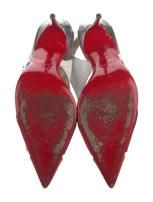 Christian Louboutin Air Chance 100 Leather Slingback Pumps