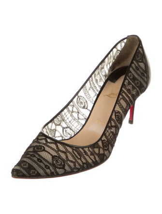 Christian Louboutin Lace Lace Pattern Pumps