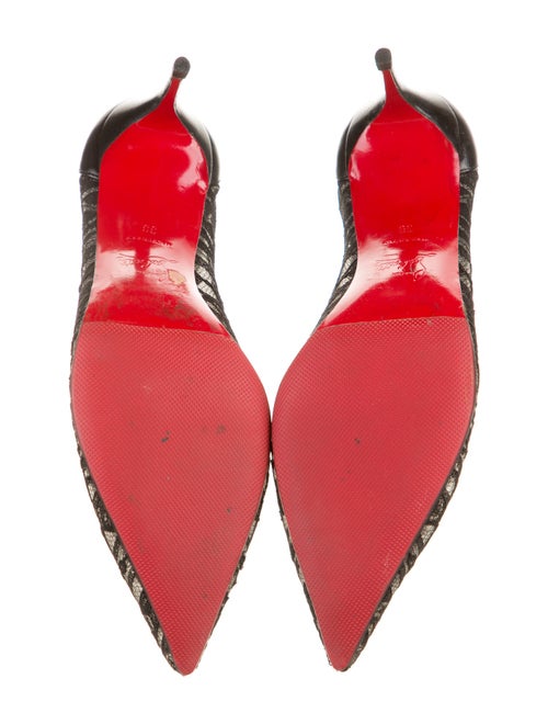 Christian Louboutin Lace Lace Pattern Pumps