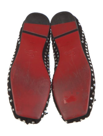 Christian Louboutin Suede Printed Flats