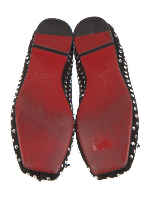 Christian Louboutin Suede Printed Flats