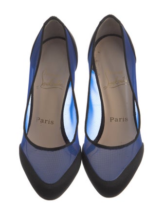 Christian Louboutin Mesh Mesh Accents Pumps