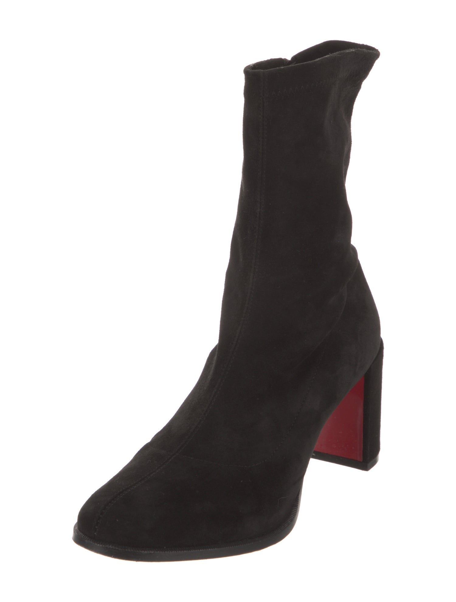 Christian Louboutin Suede Sock Boots