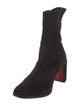 Christian Louboutin Suede Sock Boots