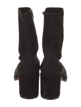 Christian Louboutin Suede Sock Boots