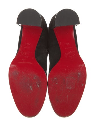 Christian Louboutin Suede Sock Boots