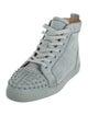 Christian Louboutin Spike Accents Suede Sneakers