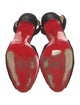 Christian Louboutin Suede T-Strap Pumps