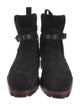 Christian Louboutin Suede Leather Trim Embellishment Boots