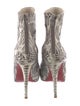 Christian Louboutin Python Animal Print Boots