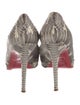 Christian Louboutin Python Animal Print Pumps