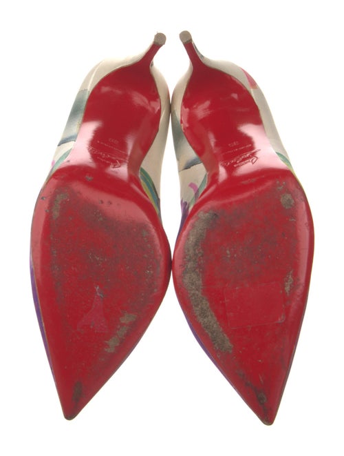 Christian Louboutin Satin Tie-Dye Print Pumps