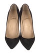 Christian Louboutin Spike Accents Suede Pumps