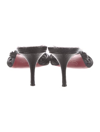 Christian Louboutin Leather Slides