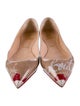 Christian Louboutin PVC Printed Flats