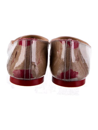 Christian Louboutin PVC Printed Flats
