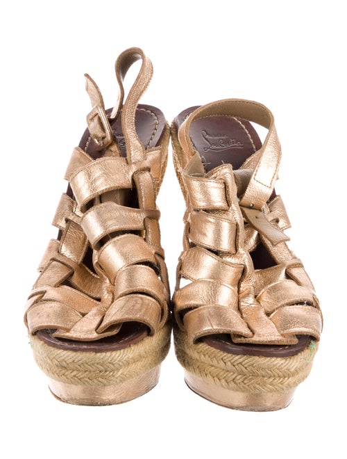 Christian Louboutin Leather Espadrilles