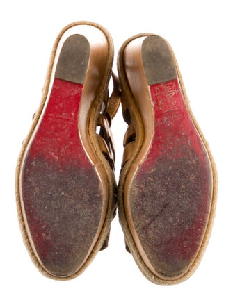Christian Louboutin Leather Espadrilles
