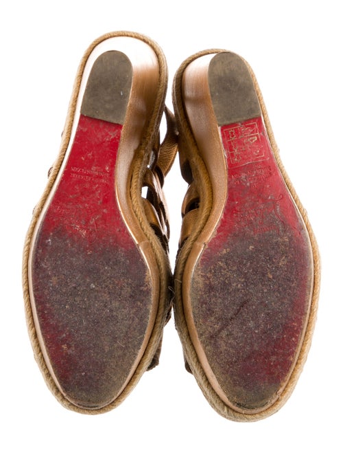 Christian Louboutin Leather Espadrilles