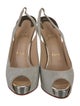 Christian Louboutin Leather Slingback Sandals