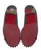 Christian Louboutin Spike Accents Wool Loafers