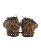 Christian Louboutin Spike Accents Suede Ballet Flats