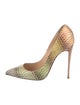 Christian Louboutin Snakeskin Animal Print Pumps