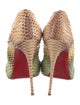 Christian Louboutin Snakeskin Animal Print Pumps