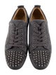 Christian Louboutin Spike Accents Suede Sneakers