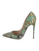 Christian Louboutin Snakeskin Printed Pumps