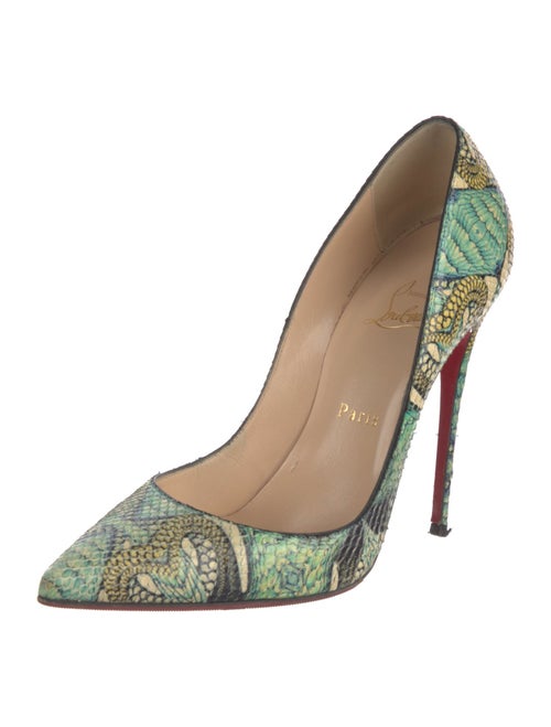 Christian Louboutin Snakeskin Printed Pumps
