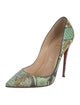 Christian Louboutin Snakeskin Printed Pumps