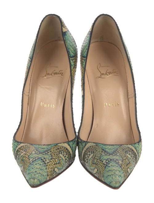 Christian Louboutin Snakeskin Printed Pumps