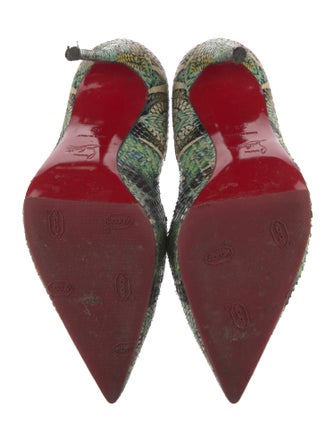 Christian Louboutin Snakeskin Printed Pumps