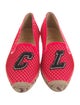 Christian Louboutin Mesh Embroidered Accent Espadrilles