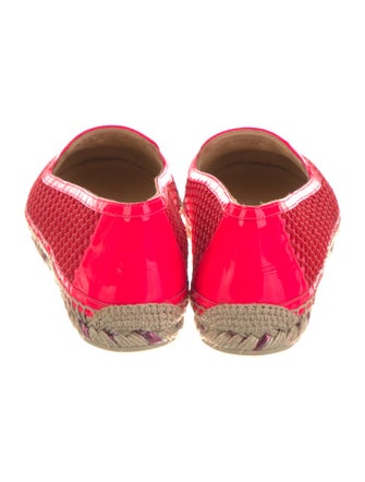 Christian Louboutin Mesh Embroidered Accent Espadrilles