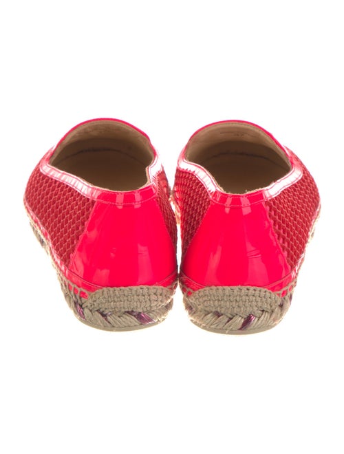 Christian Louboutin Mesh Embroidered Accent Espadrilles