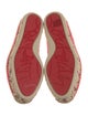 Christian Louboutin Mesh Embroidered Accent Espadrilles