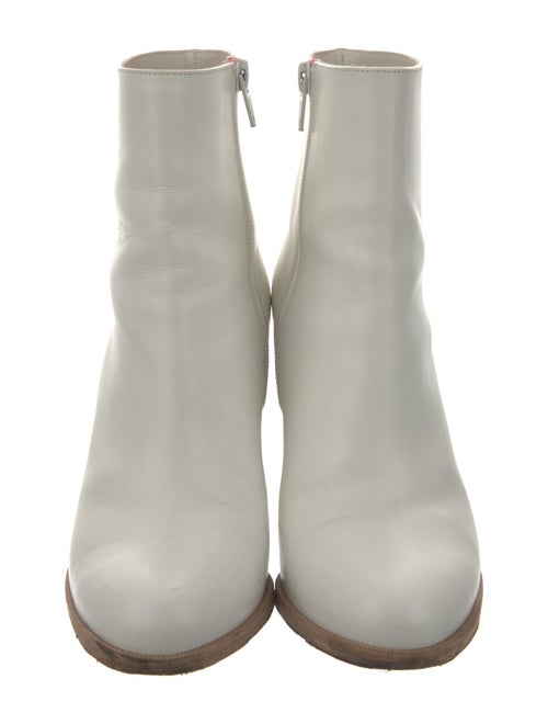 Christian Louboutin Leather Studded Accents Boots