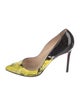Christian Louboutin Patent Leather Printed Pumps